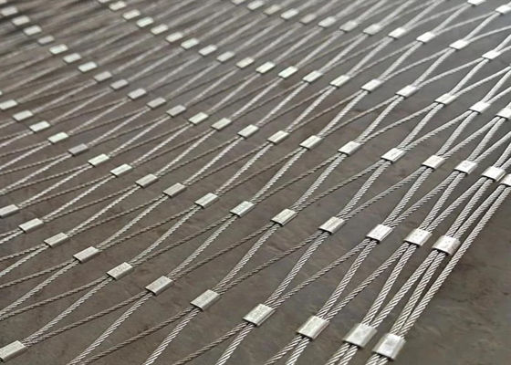 En acier inoxydable 304 maille de corde tissée flexible pour la clôture de poignée de sécurité