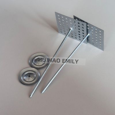 Pins auto-adhésifs en laine de roche avec des broches en aluminium de 12 Ga