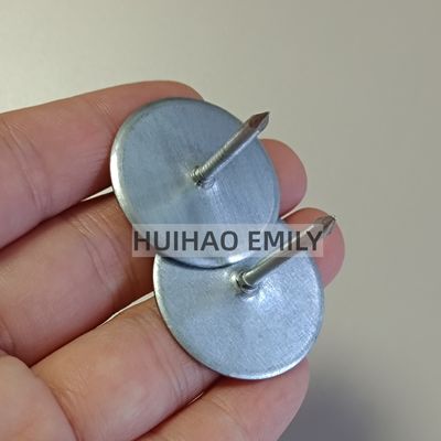 Goupilles d'isolation à tête bombée en acier galvanisé à souder sur tôle de conduits