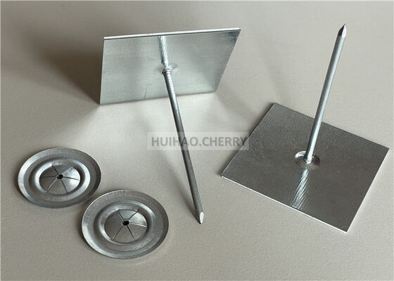 Diamètre auto-adhésif des goupilles 12Ga d'isolation de double bande de visage avec la laine de verre de difficulté d'agrafe