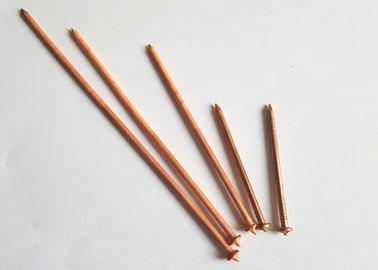 goupilles CD plaquées par cuivre de soudage des goujons de 2.7mm x de 63.5mm avec le joint de chapeau de dôme pour le bateau