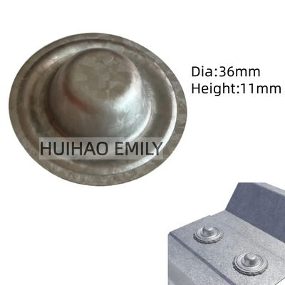 Rondelle imperméable de couvercle de bouchon à vis de toiture en métal de 36mm pour la feuille de toit ondulée