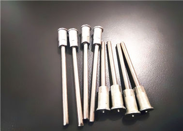 goupilles métalliques de Bi de goupilles de soudage des goujons de 3mm x de 65mm avec les têtes isolées par aluminium de 6 x 15 millimètres
