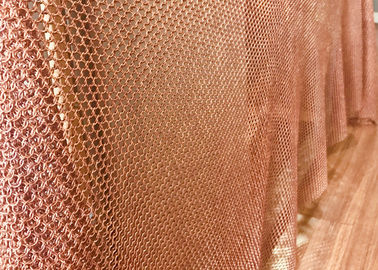 Type ouverture de Chainmail de maille d'anneau d'en cuivre de draperie de salles de concert du diamètre 8mm de 1mm
