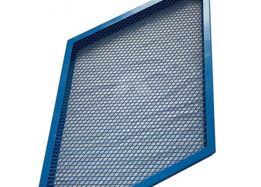 U dactylographient la maille augmentée par maille en métal de diamant de cadre pour le panneau de mur de décoration