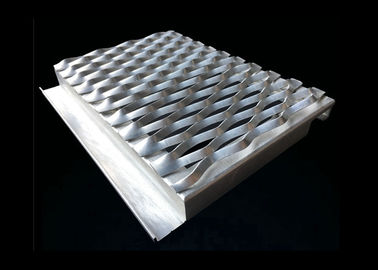 Façades augmentées de construction de maille en métal, murs rideaux en aluminium de cadre de 1200X2400MM