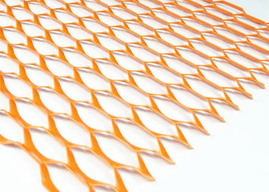 Façade extérieure en treillis métallique déployé en aluminium avec couleurs PVDF