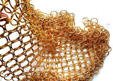 Rideaux en maille en métal d'acier inoxydable de courrier de la Chine pour la décoration extérieure intérieure