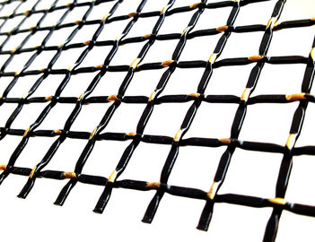 Type serti par replis verrouillé grillage architectural d'acier inoxydable pour la conception de meubles