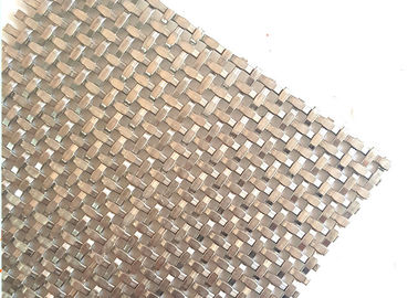 Grillage architectural tissé serti par replis de perforation rectangulaire pour la séparation intérieure