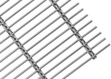 Tissez le type grillage architectural, maille architecturale en métal de revêtement de façade