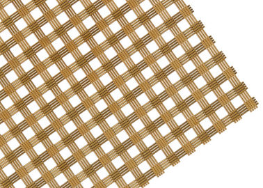 Diamètre plat tissé architectural d'acier inoxydable de maille de viande de fil de cloison de séparation