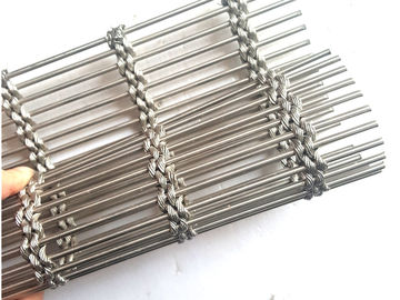 Façades de maille de corde d'acier inoxydable, tissu de maille de corde de câble de balustrade de balustrade