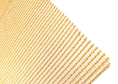 grillage stratifié par cuivre de largeur de 2500mm pour la séparation en verre d'art architectural
