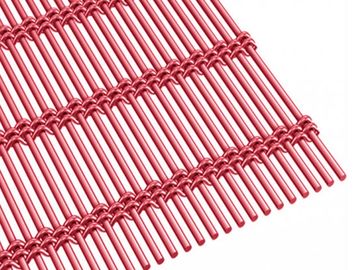 Diviseur décoratif de maille en métal de couleur d'or de carbone de fluor pour la séparation d'écran