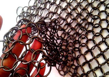 maille faite une boucle décorative d'anneau en métal de 1.2mm Dia10mm OD pour la couverture de lampe par fait sur commande