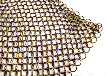 Fenêtres utilisées par X10MM de la draperie 1.2MM de maille d'anneau d'acier inoxydable, contextes
