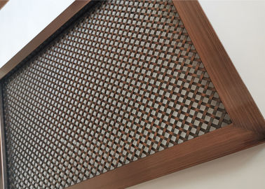 Grillage architectural de finition extérieure, grillage tissé rigide pour le Cabinet