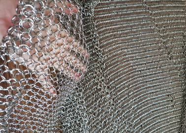 Anti utilisation de maille de Chainmail de maille d'anneau en métal de coupe d'acier inoxydable pour des halls d'exposition