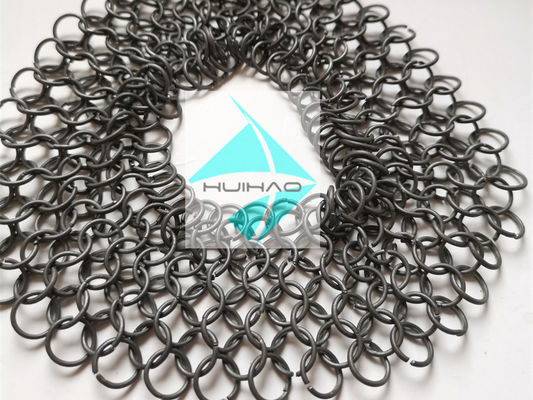 Ring Chainmail rond tissent le métal Ring Mesh Space Dividers de 1.2mm x de 12mm