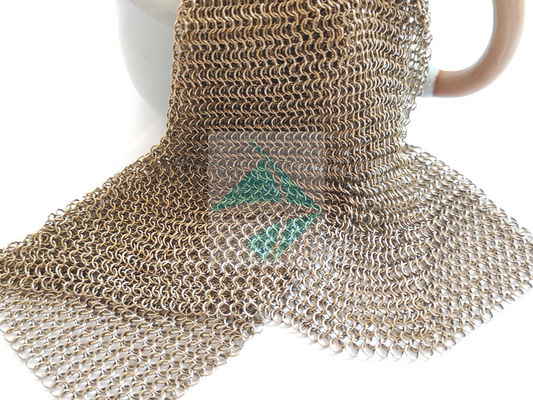 Métal Ring Mesh de la décoration 0.8mmx7mm de sécurité d'acier inoxydable 316