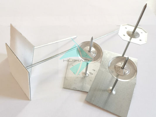 Diamètre auto-adhésif des goupilles 12Ga d'isolation de double bande de visage avec la laine de verre de difficulté d'agrafe