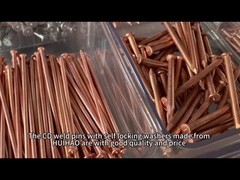 épingles de soudure à isolation cd utilisées avec un soudeur à épingles cd pour l'isolation acoustique marine