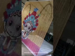 Rideau à chaîne, également appelé rideau à chaîne en aluminium